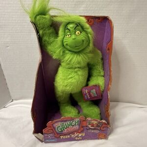 Dr Seuss How The Grinch Stole Christmas Pose N Play Pals Plush Doll